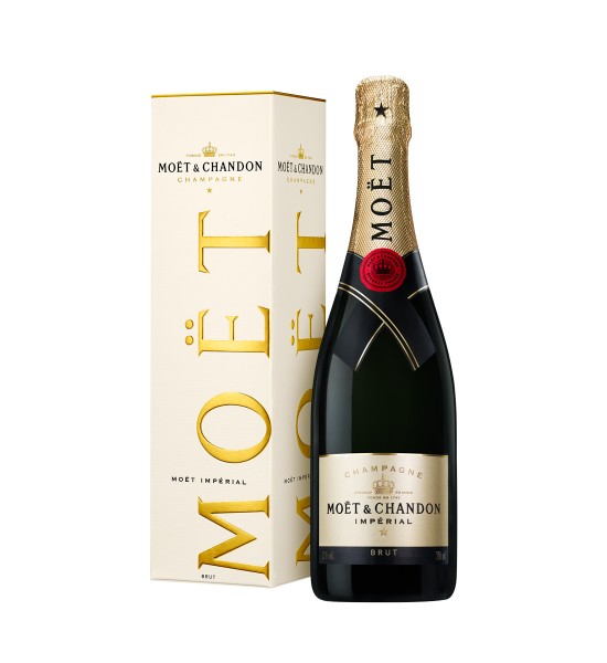 Moet Chandon Imperial Brut - cutie - 0.75L | BauturiAlcoolice.ro
